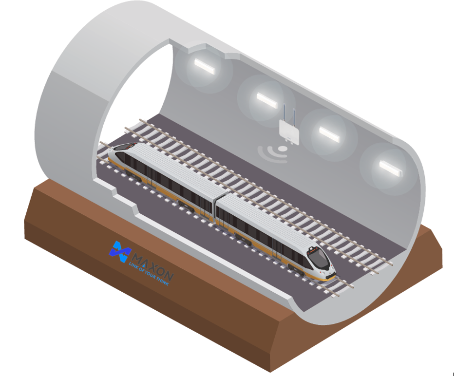 軌道交通無(wú)線解決方案架構(gòu)示意